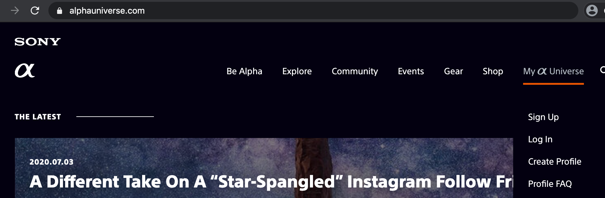 Login Page Screenshot